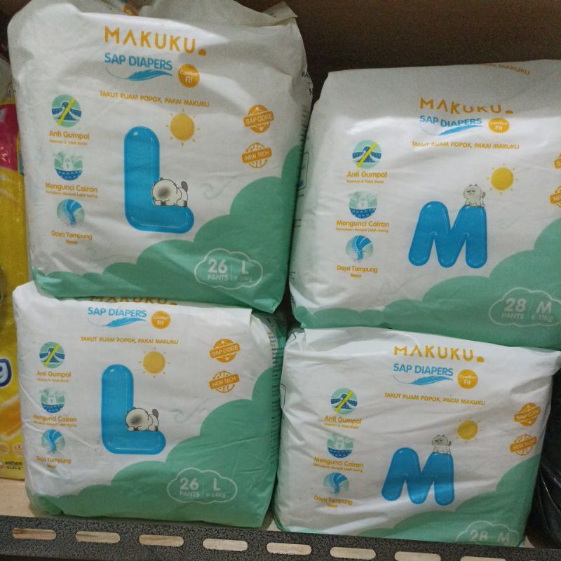 makuku comfort fit/makuku murah/makuku lampung tengah/makuku lampung/popok murah/pampers murah/popok