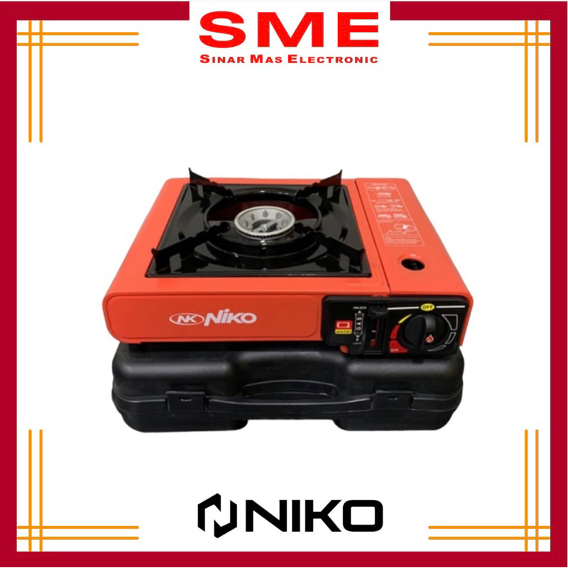 Kompor Portabel / Kompor Piknik NIKO Oranye