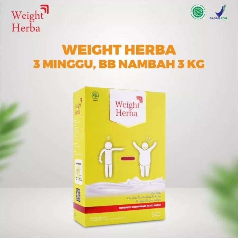 

WEIGHT HERBA SUSU PENGGEMUK PENAMBAH BERAT BADAN