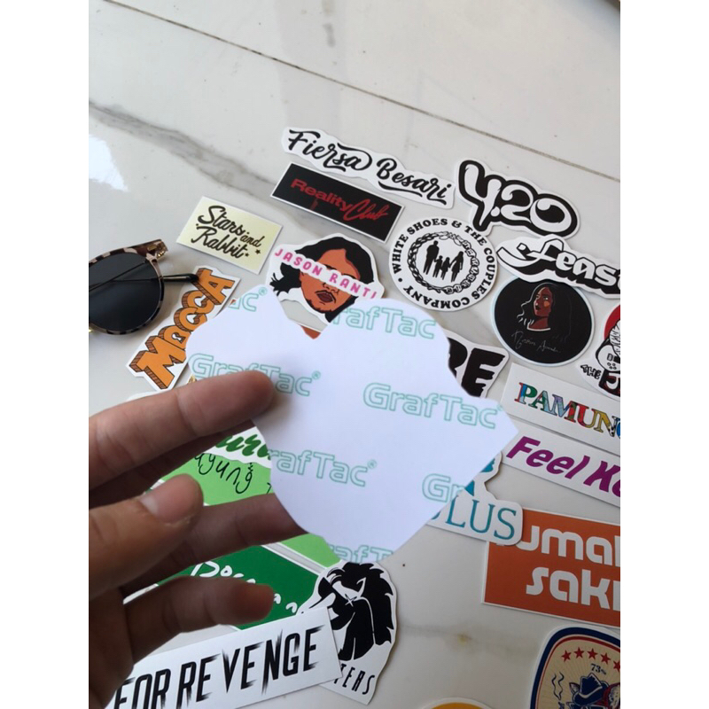 Kaloona.Shop Stiker Pack Band Indo Aesthetic For Revenge Pamungkas Sheila 420 Upstair Jason Ranti