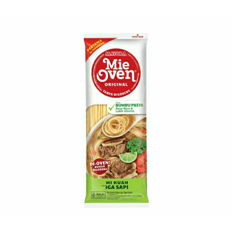 

Mie Oven Kuah Iga Sapi