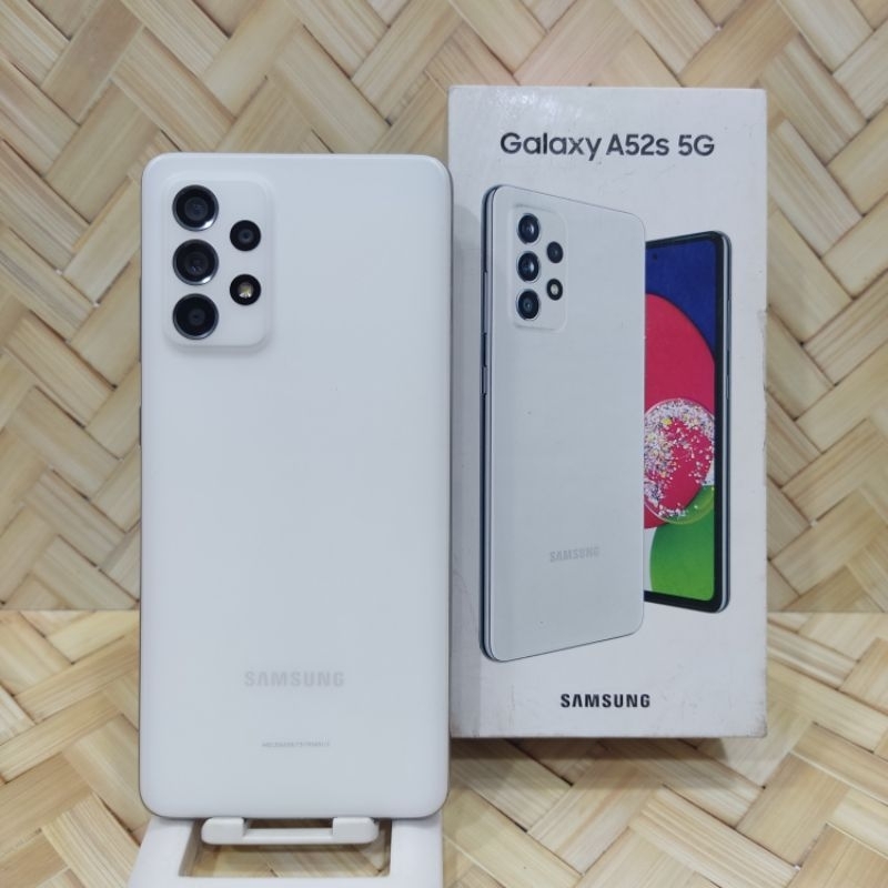 Samsung A52s 8/256 5G Hanphone second fullset batangan original bergaransi