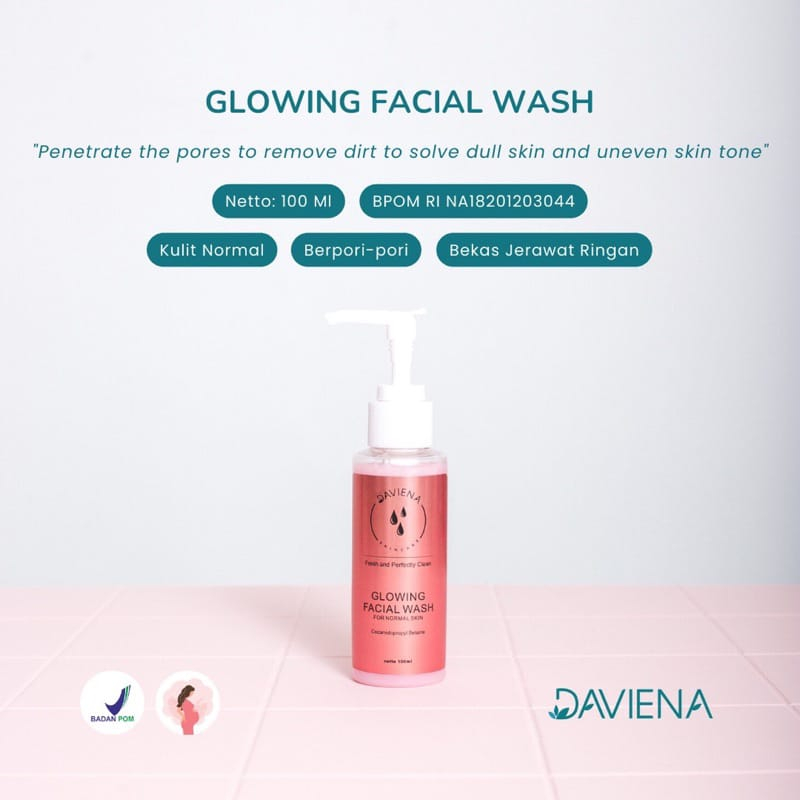 Daviena Skincare official Glowing Series paket hematDAVIENA SKINCARE GLOWING SERIES MENCERAHKAN WAJAH AMPUH BUAT WAJAH GLOWING DAVIENASKINCAREOFFICIAL BPOM