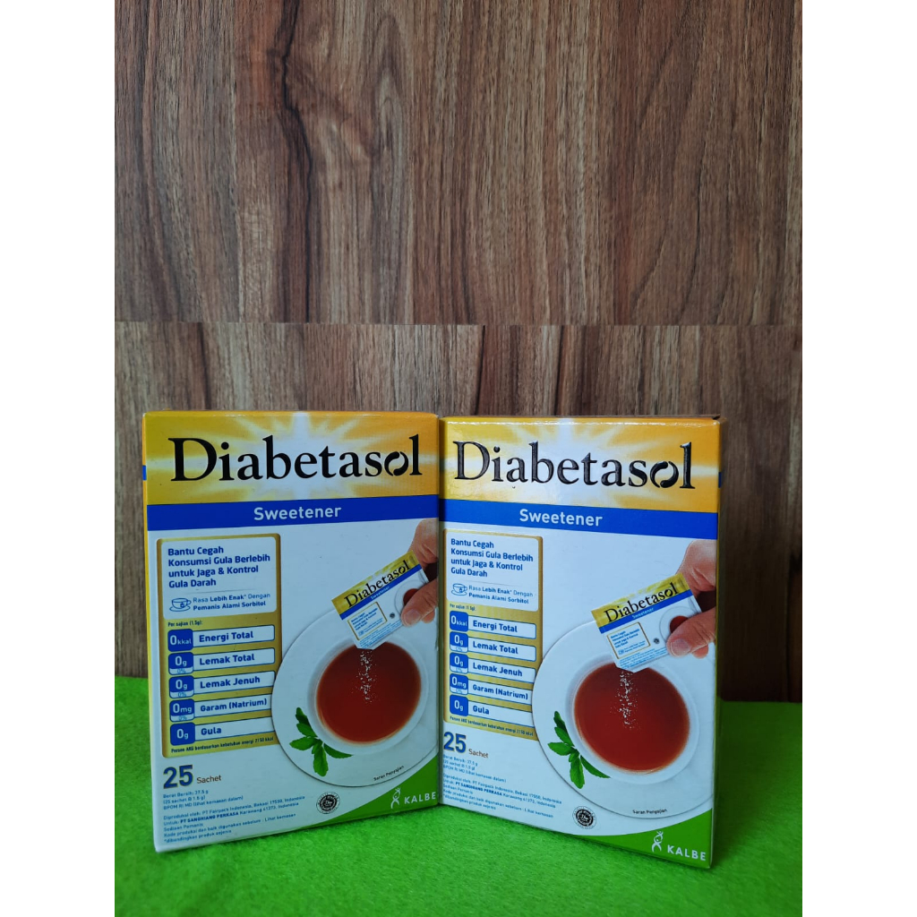 

DIABETSOL SWEETNER 25 SACHET 37.5gr