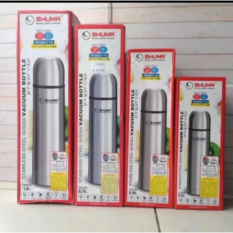 [Shuma] Thermos / Vacuum Flask / Thermos Air Panas 500ml, 750ml, 1000ml, 1liter / Thermos Air Panas 