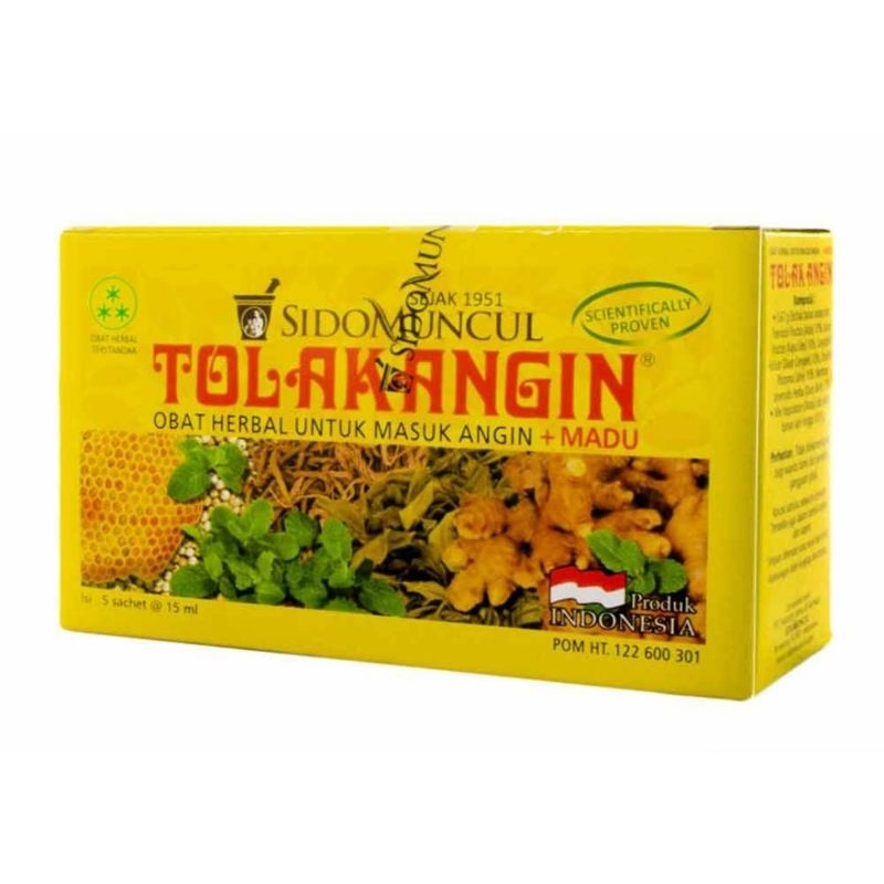 Sido Muncul Jamu Tolak Angin + Madu 5 x 15ml