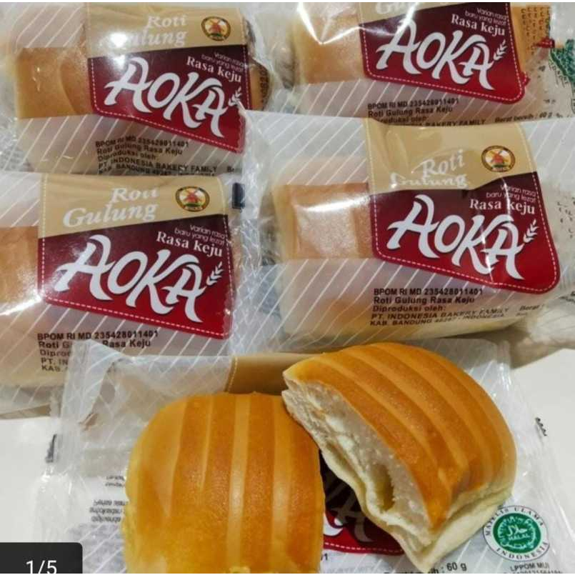 

ROTI AOKA GULUNG & PANGGANG PAKET HEMAT ISI 5PCS