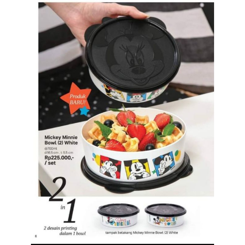 tupperware Mickey mini bowl