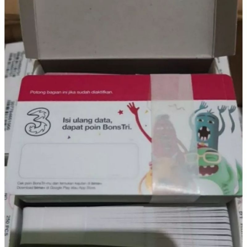 VOUCHER MURAH KOSONG TRI NASIONAL BAHAN UNTUK INJECT