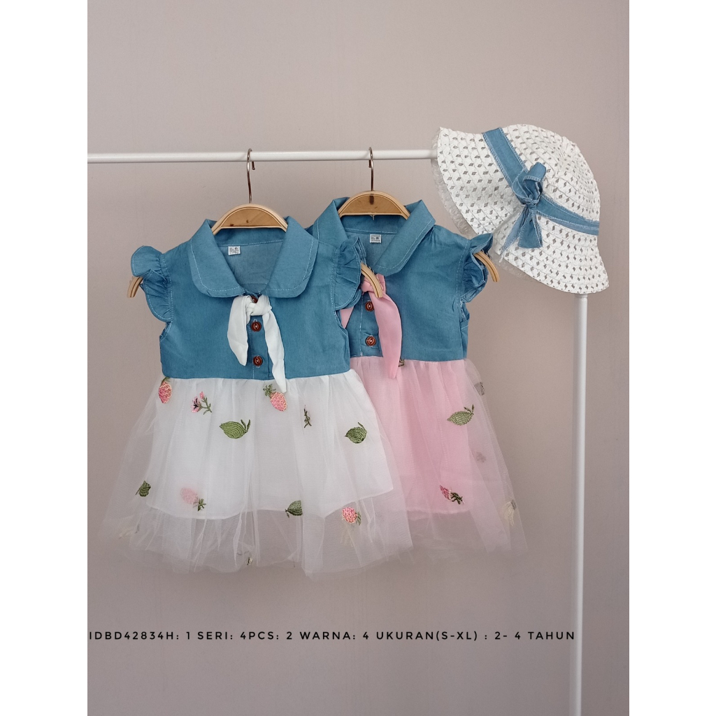 Baju Import Anak Perempuan Cakep - Dress Denim Anak Baju Dress Anak Perempuan Import Dress anak bayi
