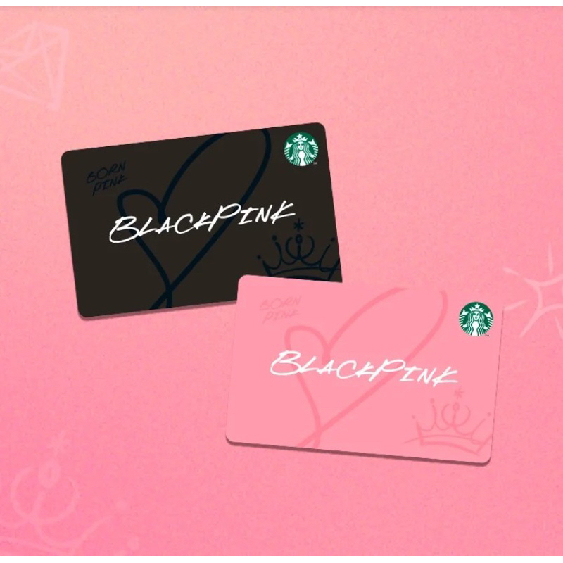 BLACKPINK Starbucks Card