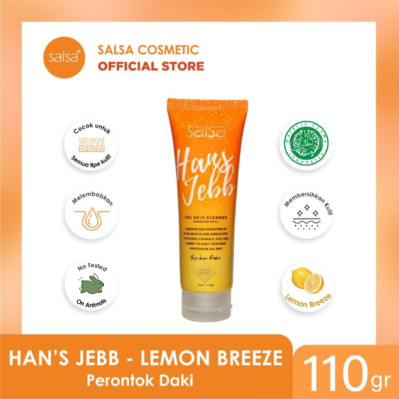 SALSA HANS JEBB PEELING GEL | SALSA HANS JEBB LEMON BREEZE | SALSA HANS JEBB GREEN TEA | SALSA HANS 