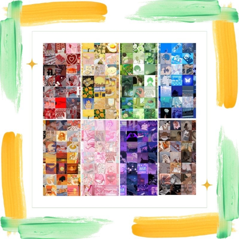 

(1pcs) Sticker Aesthetic | 4x4cm | Stiker