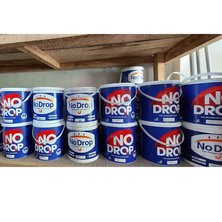 No Drop Cat Pelapis Anti Bocor 4 KG No Drop Cat Tembok Cat Exterior Ready Manado