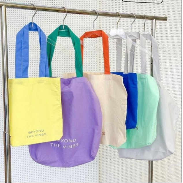 BEYOND THE VINES BTV TOTE BAG