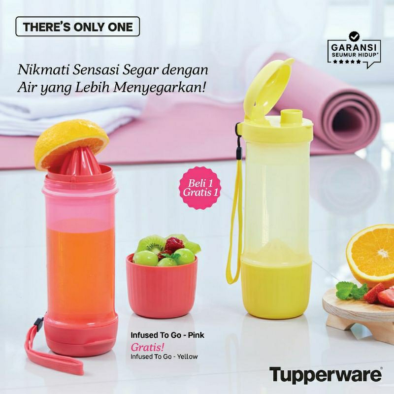 INFUSED TO GO / INFUSE WATER TUPPERWARE