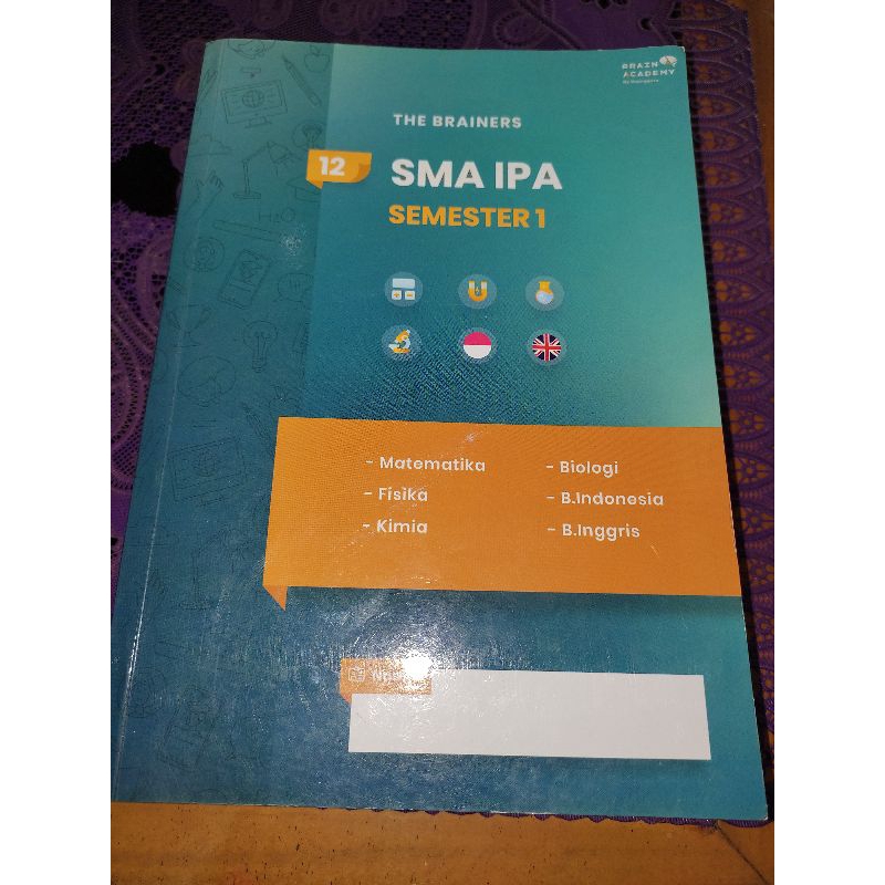 BUKU PRELOVED THE BRAINERS SMA IPA SEMESTER 1