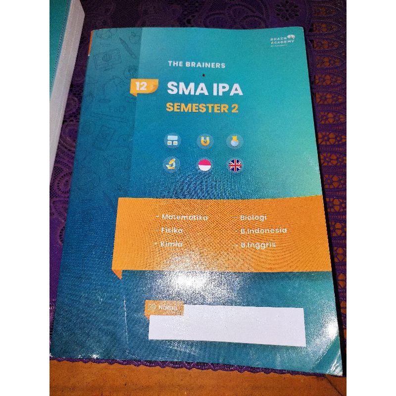 BUKU PRELOVED THE BRAINERS SMA IPA SEMESTER 2