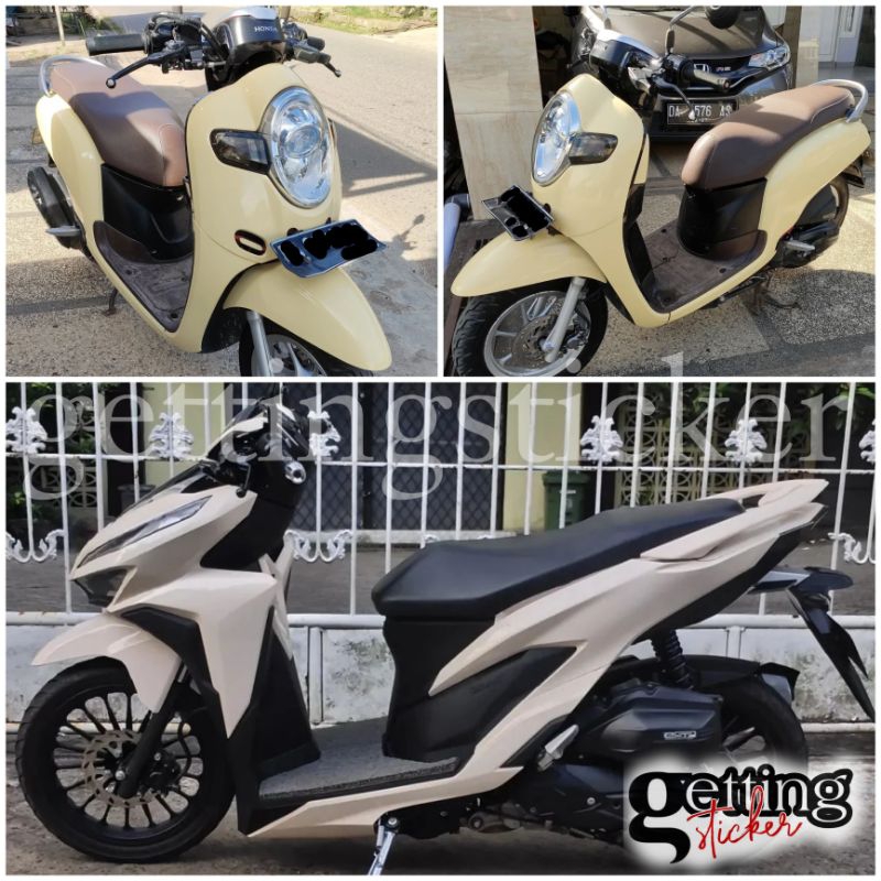stiker cream sticker motor scoopy skotlet krem scotlet kilat