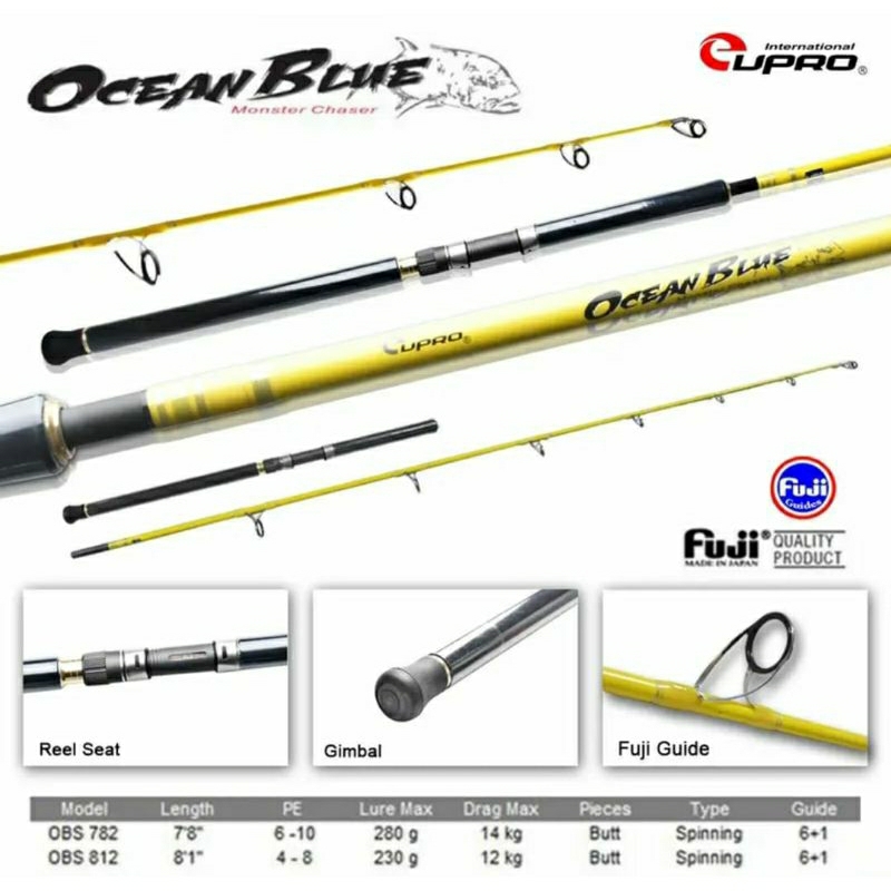 Joran pancing EUPRO OCEAN BLUE