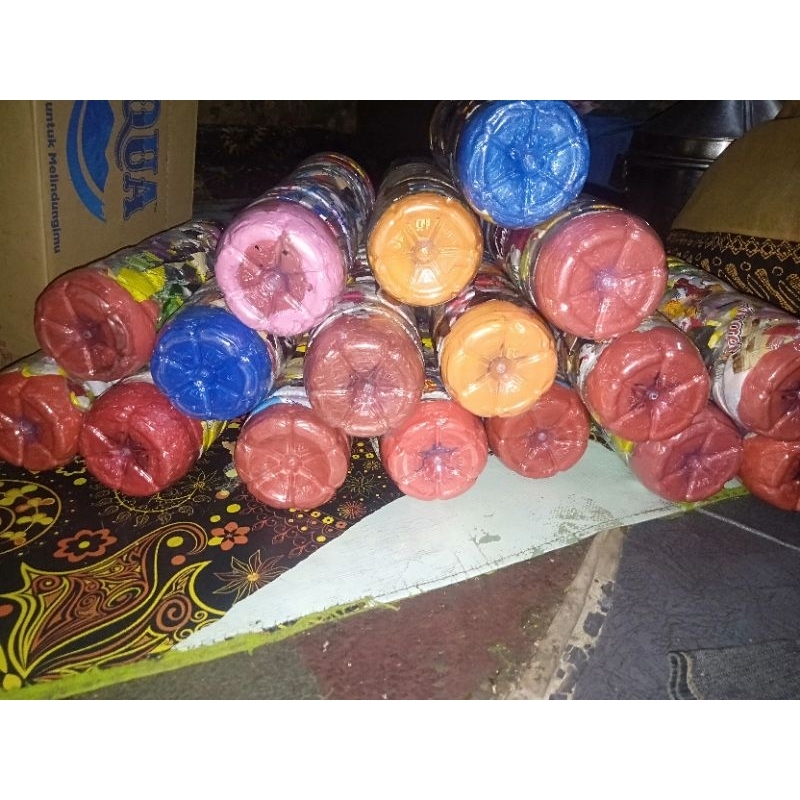 ecobrick botol Aqua ukuran 600 ml isi 200 gr