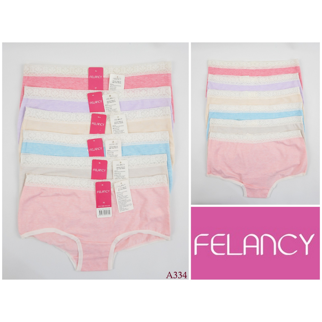 CELANA DALAM WANITA / PANTY PAKAIAN DALAM FELANCY BAHAN KATUN ELASTIS A334