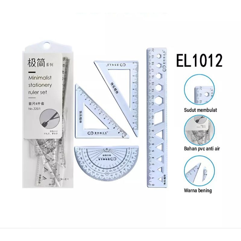 

PENGGARIS SET ISI 4 MODEL