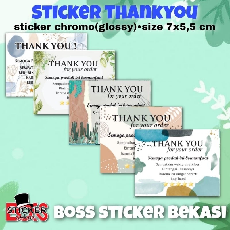 

STIKER THANKYOU/STIKER LABEL PENGIRIMAN OLSHOP - TY BARU