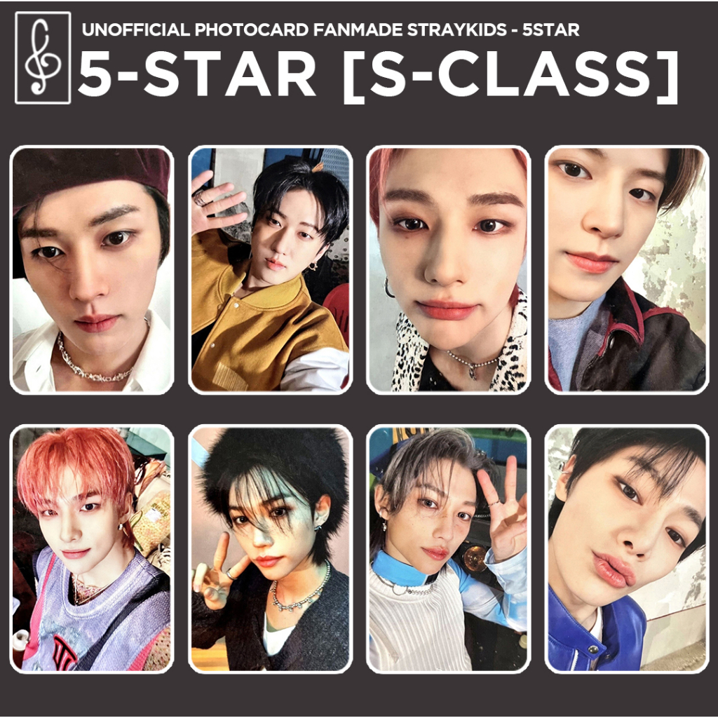 [REPLIKA SKZ] S-CLASS 5-STAR PHOTOCARD UNOFFICIAL