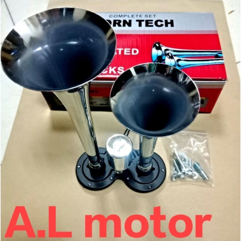 KLAKSON ANGIN TELOLET 2 CORONG 12 VOLT 24 VOLT