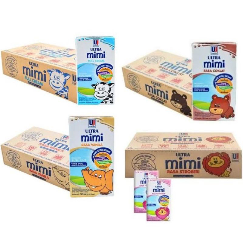 

[INSTAN ONLY] Ultra Mimi UHT Anak Bekal Bento Anak Sekolah Susu Kotak Cair 125ml