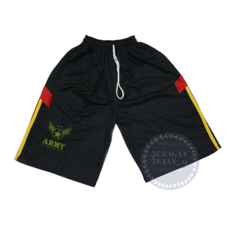 Celana kolor pria celana pendek kolor motif garis