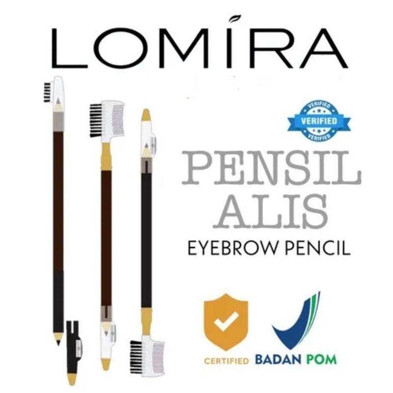 Lomira Eyebrow Pensil Alis 2,5gr - Lomira Pensil Alis - Lomira Eyebrow