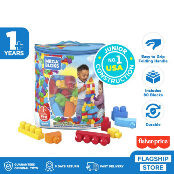 

Promo Mainan Building Bag Mega pcs 80 Big Balok First Bloks Builders® Limited