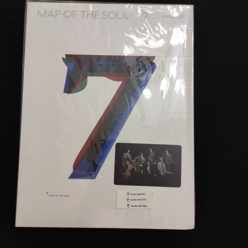 [ READY STOCK ] OFFICIAL UNSEALED ALBUM BTS MAP OF THE SOUL 7 VERSION 3 PHOTO CARD GRUP