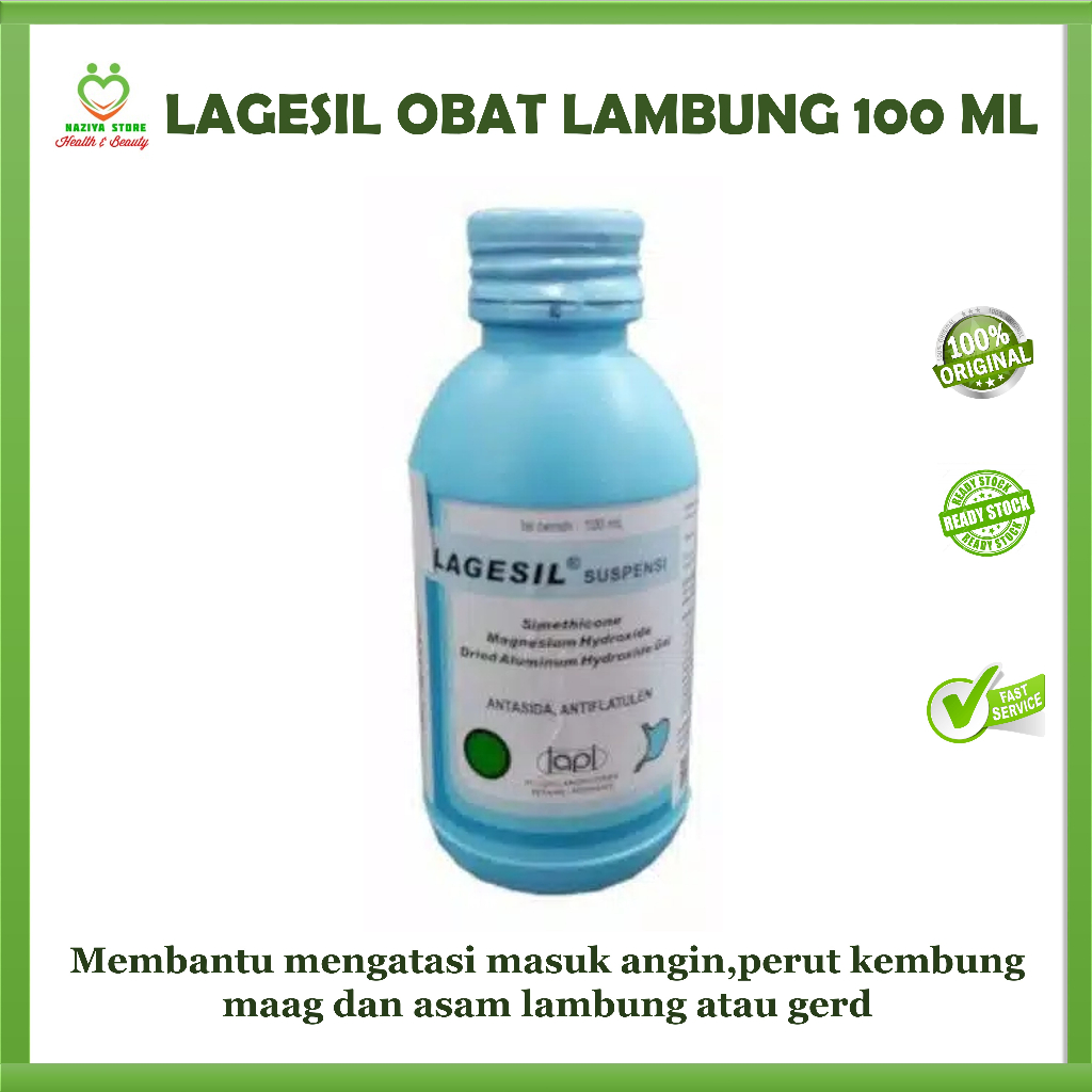 LAGESIL SIRUP Syrup 100 ml Obat maag,asam Lambung,Obat Lambung