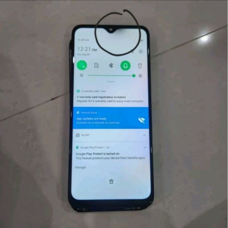 LCD TOUCHSCREEN FULLSET + FRAME INFINIX HOT 10S MINUS ORIGINAL COPOTAN