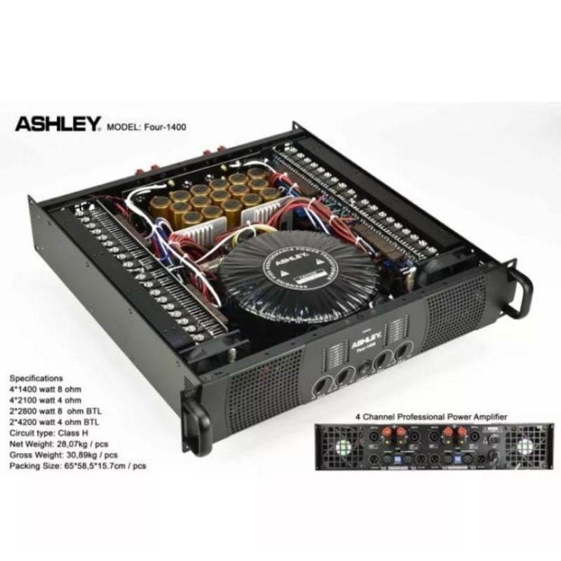 power ashley four 1400 clas h 4 chenel