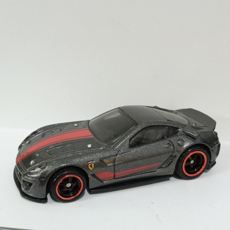 Rare Ferrari 599XX Metalic Dark Grey Sth Custom Rubber Tires Hw Hot Wheels Hotwheels Bday Gift Hadia