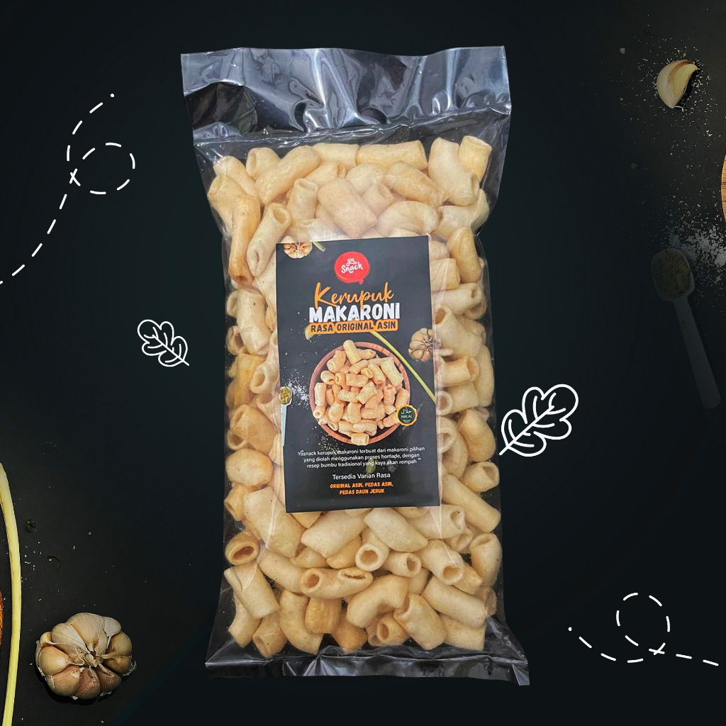 

Yasnack Kerupuk Makaroni Original Asin/110gr