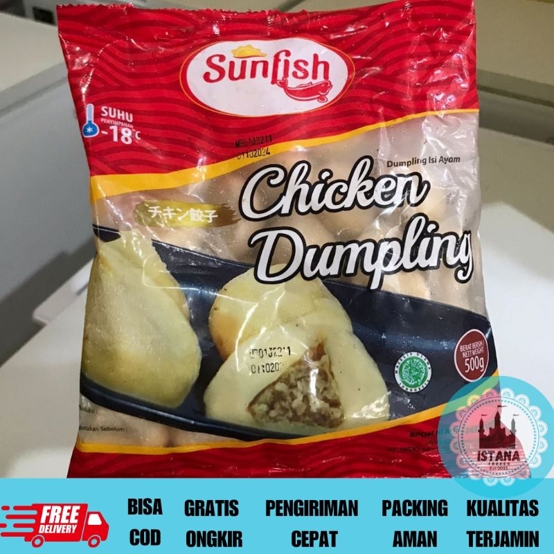 

SUNFISH DUMPLING AYAM CHICKEN DUMPLING 500 GRAM