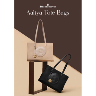 Buy Buttonscarves Aaliya Small Tote Bag - Cream Online