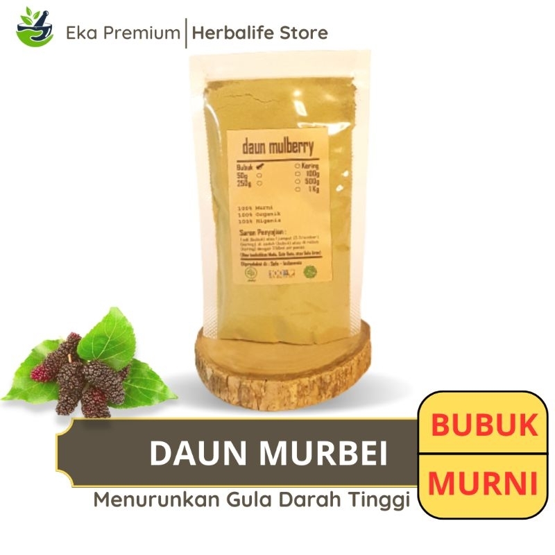 

DAUN Murbei BUBUK Mulberry Kering Asli Ramuan Rempah Herbal Murni Jamu Minuman Tradisional Murbey Simplisia Morus Alba