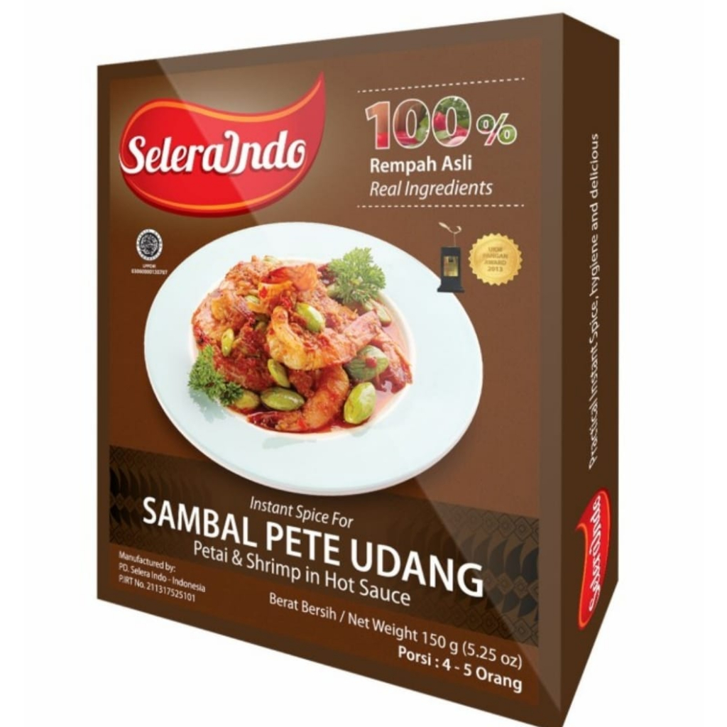 

Bumbu Sambal Pete Udang Selera Indo