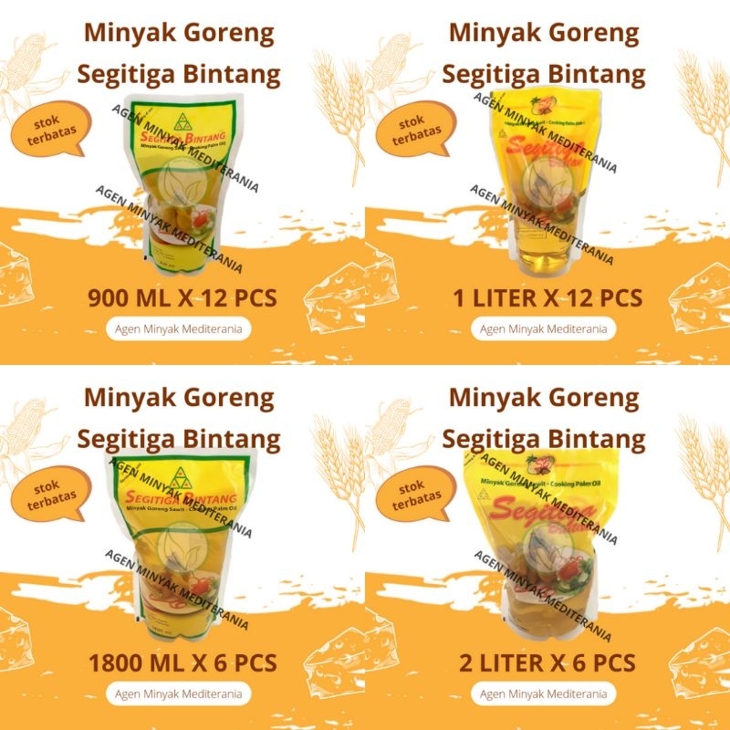 Minyak Goreng Kemasan Refill Segitiga Bintang