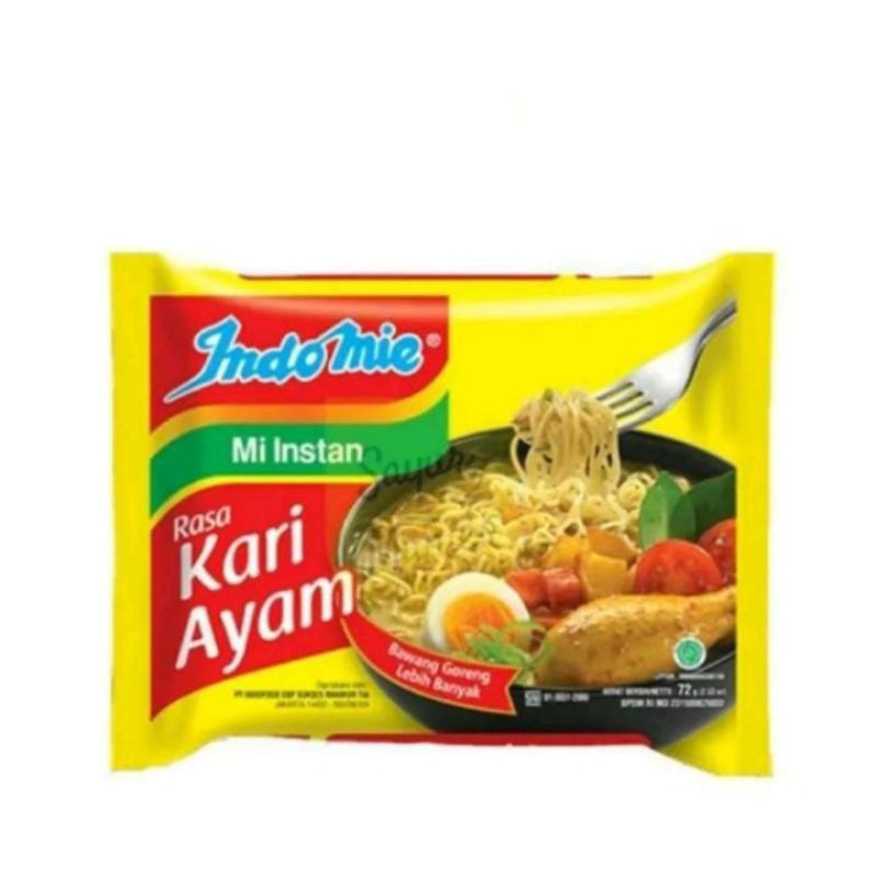 

INDOMIE KUAH RASA AYAM KARI