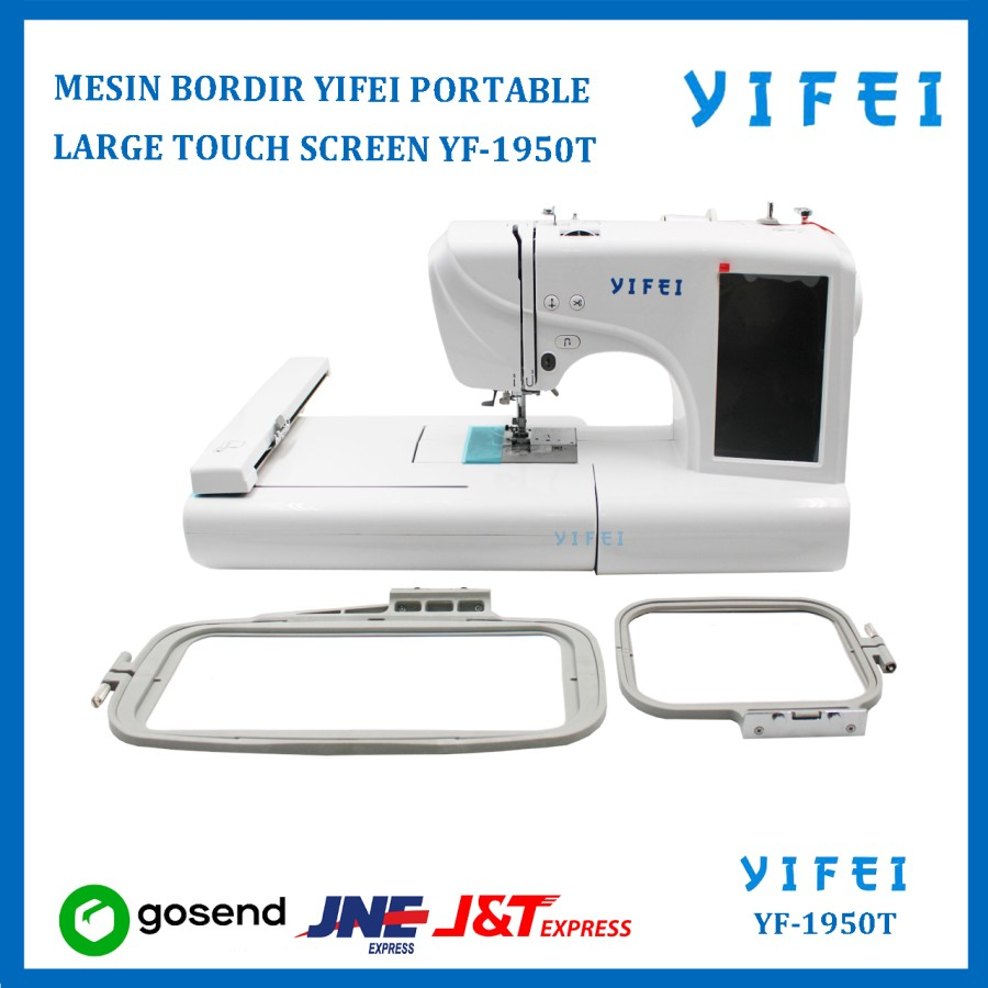 MESIN BORDIR YIFEI PORTABLE LARGE TOUCH SCREEN YF-1950T