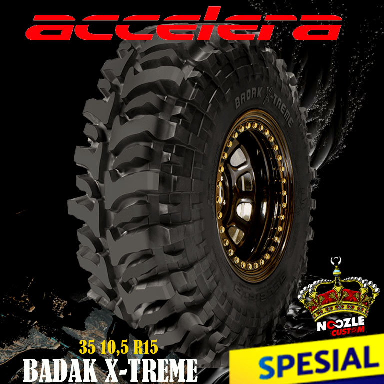 BAN OFFROAD RING 15 BADAK X-TREME UKURAN 35 10,5 R15 BAN PACUL RING 15