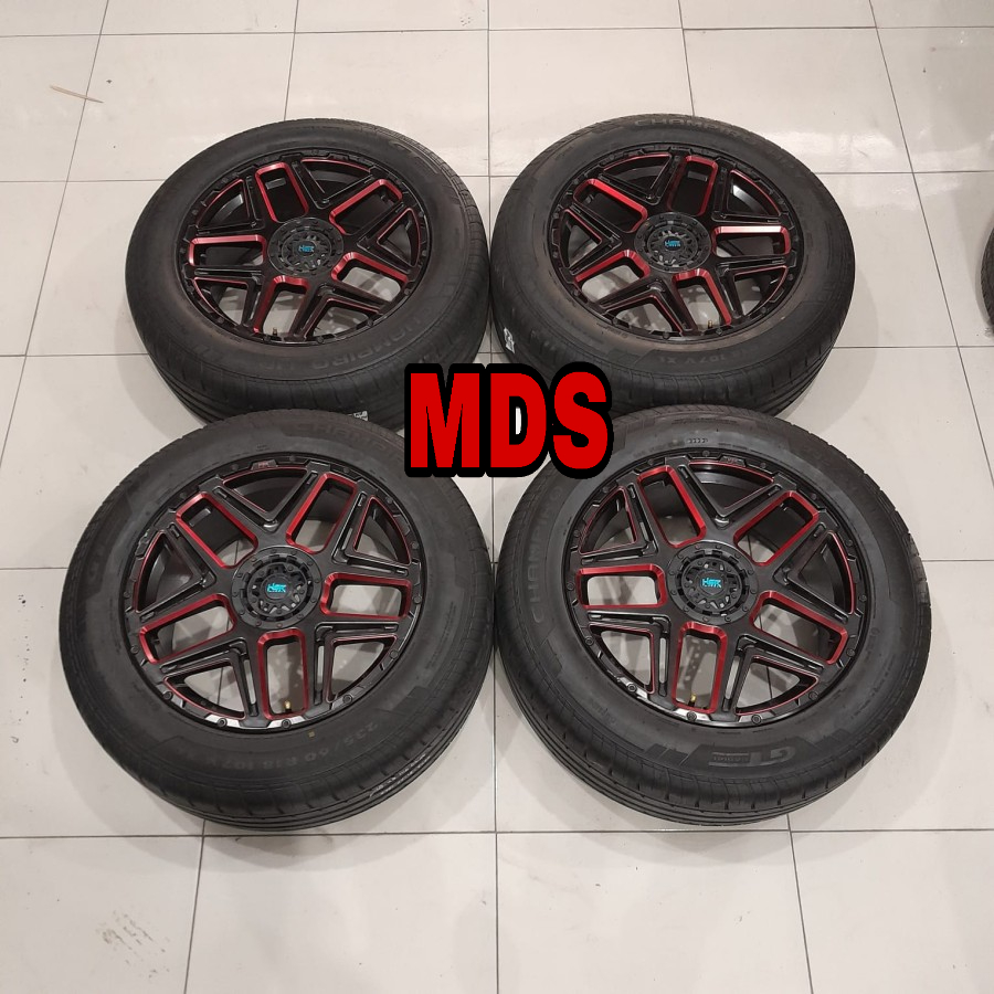 Velg Bekas Mobil Captiva Ring 18 Hsr Wheel Konga, Ban 235 60 R18 GT Champiro
