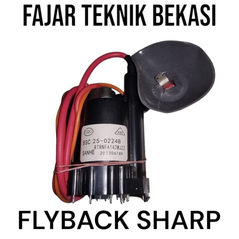 flyback sharp bsc25-0224b - fa142wj - RTRNFA142WJZZ - bsc25 0224b